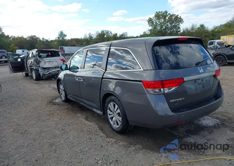 2014 Honda Odyssey Ex z USA, uszkodzony, nr VIN 5FNRL5H43EB027429